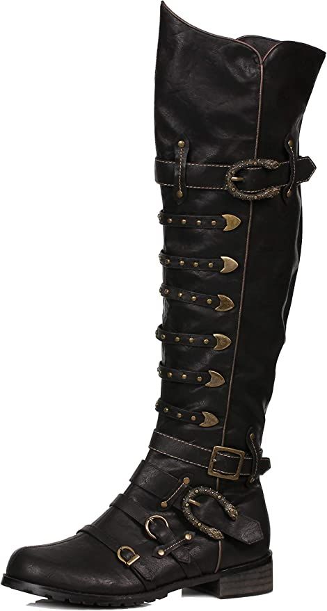Amazon.com: Ellie Men's 158-Wilbur Steampunk Costume Boots - Combat Shoes, Black Patent, M : Clothing, Shoes & Jewelry Steampunk, Barbie, Steampunk Clothing, Gothic, Steampunk Outfit Men, Steampunk Costume, Goth Fashion Men, Gothic Shoes, Gothic Boots