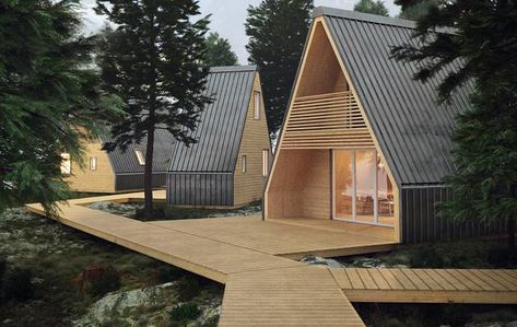 Best A-Frame Cabin Kits - Most Affordable A-frame Cabin Kits in USA House Plans, A Frame House Plans, Prefab Cabin Kits, Backyard Sheds, A Frame Cabin, Cabin Design, Modern A Frame Cabin, A Frame Cabins, Cabin Homes