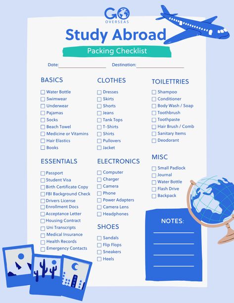 Study Abroad Packing List London, Study Abroad Essentials, University Packing List, Study Abroad Australia, London Study Abroad, Study Pack, Study Abroad London, Study Abroad Packing List, Study Abroad Packing