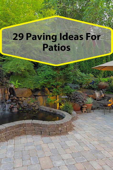 Exterior, Home, Patio Paver Designs Layout, Outdoor Patio Flooring Ideas, Paved Patio, Paving Stone Patio, Concrete Patio Designs, Paver Designs Patio Layout, Patio With Pavers