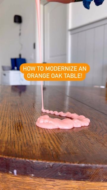 Popular, Instagram, Refinished Table, Dining Table Makeover Diy, Diy Pedestal Table, Diy Dining Table, Diy Round Dining Table, Dining Table Makeover, Diy Dining Room Table