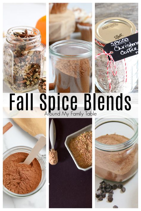 Homemade Fall Spice Blends include everything from classic hot cocoa to chili mix to pumpkin pie spice. Making your own blends means you can be creative and use the ingredients you love. via @slingmama Sauces, Thanksgiving, Country, Spiced Cider Mix, Homemade Spice Blends, Homemade Pumpkin Spice Mix, Spiced Cider Recipe, Fall Spices, Spice Mixes