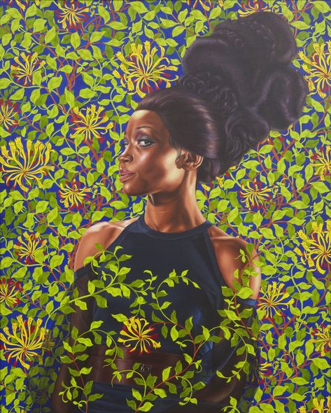 my mind museum - Shantavia Beale II (2012). Kehinde Wiley. Portrait, Art, Female Art, African, African Art, Kehinde Wiley, Manet, African American Art, African American Artwork