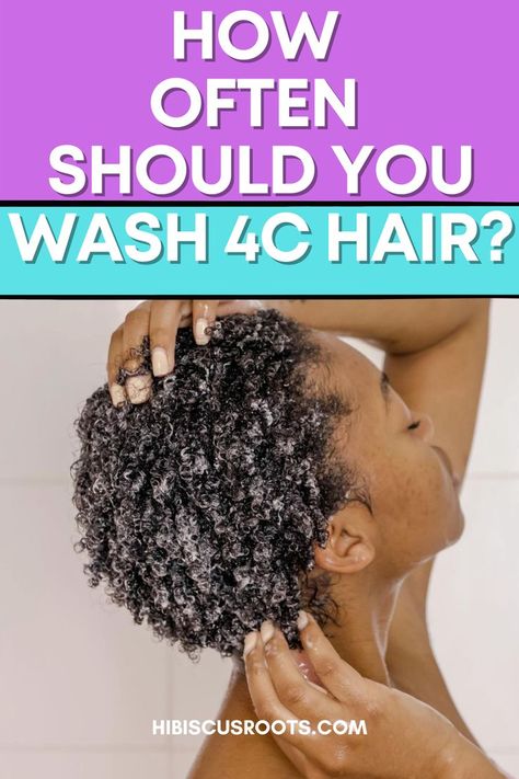 Everything you need to know about how to wash 4c natural hair properly! Includes how to wash 4c hair in twists, how to wash 4c hair in sections, as well as whether or not you can wash 4c hair… Hair Growth, Hair Growth Tips, Low Porosity Hair Products, Natural Hair Washing Routine, Natural Hair Washing, Hair Remedies For Growth, Hair Growth Methods, Hair Washing, Hair Without Shampoo