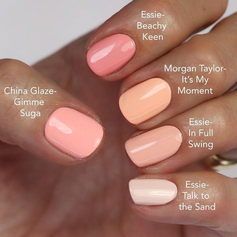 You can’t ever go wrong with peach/coral polishes! 🍑❤️ We are finally getting to warmer weather here and these are some I’m pulling out to … | Instagram Coral, Nail Art Designs, Nail Designs, Inspiration, Nail Arts, Uñas, Ongles, Pretty Nails, Elegant Nails