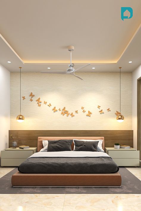 From simple and sometimes opulent to minimalistic, let’s explore the different Indian middle-class bedroom designs. bedroom design ideas // bedroom designs // bedroom wall designs // bedroom decor // indian bedroom designs // indian bedrooms Design, Elegant Bedroom, Stylish Bedroom Design, Simple Bedroom, Ideas Bedroom, Simple Pop, Simple Bedroom Design Indian, Indian Bedroom Design Simple, Unique Bedroom Design