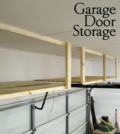 Adding Storage Above The Garage Door - Great tutorial! Diy, Garages, Design, Haus, Dekoration, Tallit, Modern, Remodel, Inredning