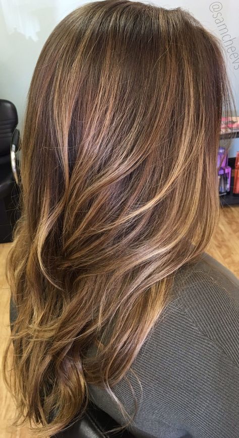 20 Hottest Highlights for Brown Hair to Enhance Your FeaturesHair Colour Style Balayage, Brunette Hair, Brown Highlights, Brown Blonde Hair, Brown Hair With Highlights, Brown Hair Colors, Brown Hair With Blonde Highlights, Brunette Hair With Highlights, Brown Hair Balayage