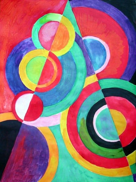 Middle School Art, Art Projects, Art Lessons, Abstract Art, Abstract Art Projects, Geometric Art, Art Activities, Art For Kids, Art Lessons Elementary