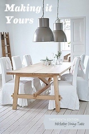 Making it Yours 13: Möckelby Dining Table Design, Interior, Home, Dekorasyon, Dekoration, Interieur, Inredning, Bord, Deco