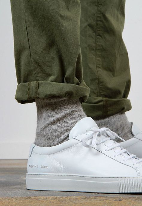 Common Projects Achilles, Fashion Mode, Mode Style, White Sneakers, Look Fashion, Minimalist Fashion, White Sneaker, Work Wear, Style Me