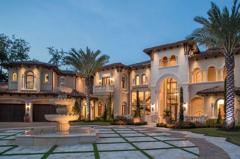 Mansion Exterior, Luxury Homes Dream Houses, Mediterranean Homes Exterior, Resort, Dream House Exterior, Mediterranean Exterior Homes, Mediterranean Mansion, Villa, Modern Mediterranean Homes