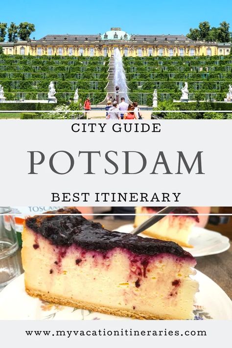A complete itinerary for one day trip to Potsdam from Berlin (including a map with all key sights, where to eat and how to get there) | #potsdam #germany #europe Berlin, Trips, Potsdam, Travel Destinations, Prague, Wanderlust, Salzburg, Bucket Lists, European Travel