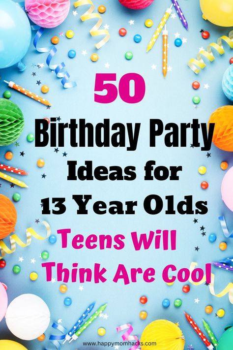 Ideas, Teen Birthday Party Games, Teenage Birthday Party Games, Party Games For Kids, Birthday Party Ideas For Teens, Birthday Party Games, Birthday Party For Teens, 12 Year Old Birthday Party Ideas, 13th Birthday Party Ideas For Teens