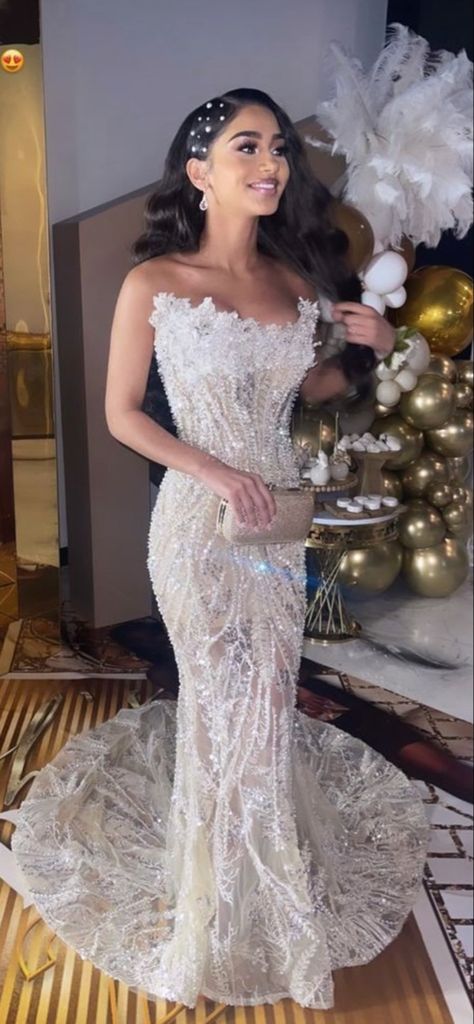 prom, prom hair, dress, prom dress, met gala Gowns, Prom, White Prom Dresses, Gorgeous Prom Dresses, Stunning Prom Dresses, Silver Gown, Dream Wedding Ideas Dresses, White Prom Dress, Prom Dress Inspiration