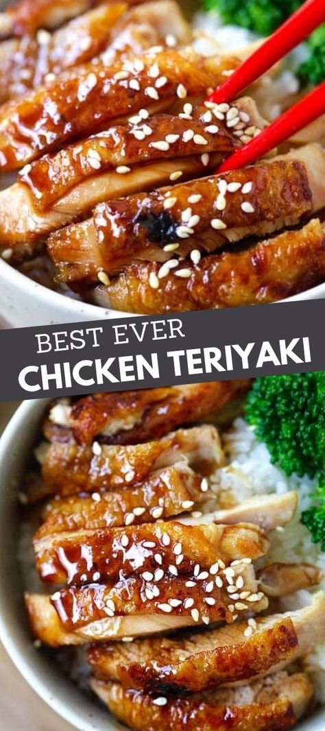 Healthy Recipes, Chicken Teriyaki Sauce, Chicken Teriyaki Recipe, Tasty Teriyaki Chicken, Easy Teriyaki Chicken, Chicken Teryaki Recipe, Teriyaki Chicken Recipes, Best Teriyaki Chicken Recipe, Chicken Terriyaki Recipe