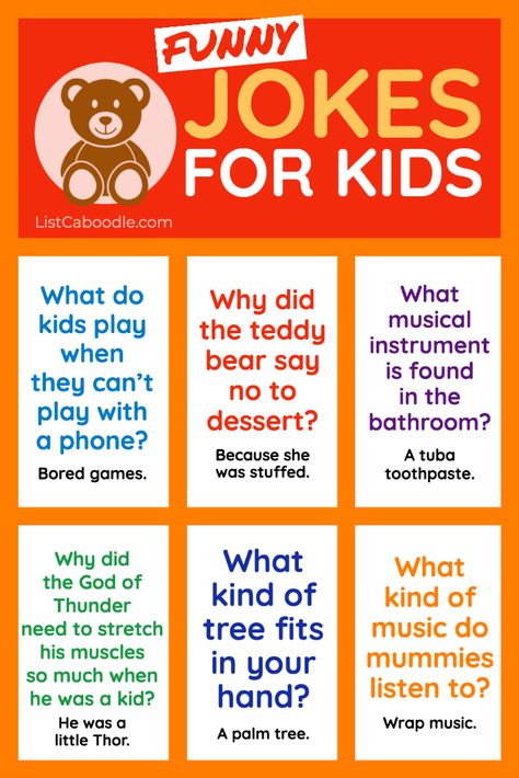 funny jokes for kids that are fun to read
