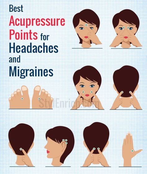 Acupressure Points for Headache & Migraines #acupressure #acupressure Acupressure Points For Headache, Acupressure Points, Tension Headache Remedies, Acupressure, Tension Headache Relief, Migraine Pressure Points, Pressure Points For Headaches, Tension Headache, Migraine Relief