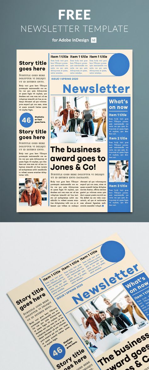 Modern Newsletter Template for InDesign | Free Download Design, Leadership, Newsletter Design Templates, Newsletter Design Layout, Business Newsletter Templates, Newsletter Design, Newsletter Layout, Newsletter Ideas, Newsletter Template Free