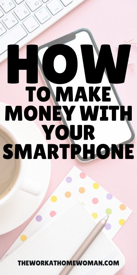 How to Make Money With Your Smartphone - If you're searching for ways to make money with your smartphone, check out this list of ideas! Ideas, Apps, Smartphone, Earn Money From Home, Best Money Making Apps, Earn Money Online, Earn Money, Make Money Online, Extra Money