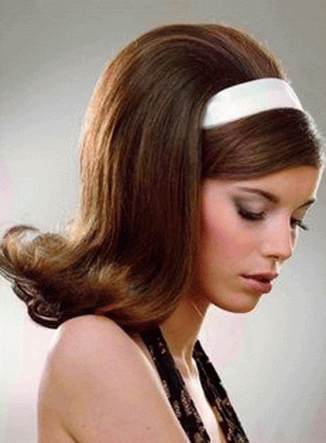 60s slick hairstyle - Headscarf/headband transition between 60s/70s Big Hair, Hairstyle, Long Hair Styles, Gaya Rambut, Hairdo, Haar, Peinados, 60s Hair, Capelli