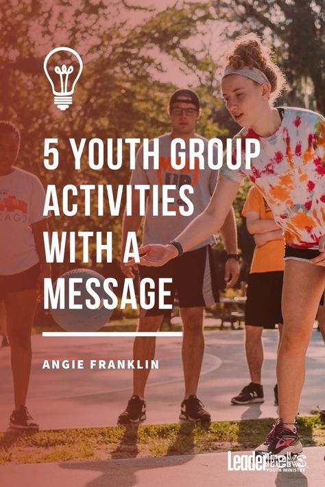 We’ve compiled 5 Youth Group Activities with a message and provided suggestions for how to use these lessons effectively to teach specific biblical principles. Confirmation, Youth Group Lessons, Youth Group Activities, Youth Group Games, Youth Ministry Games, Youth Groups, Youth Ministry Lessons, Youth Group, Youth Programs