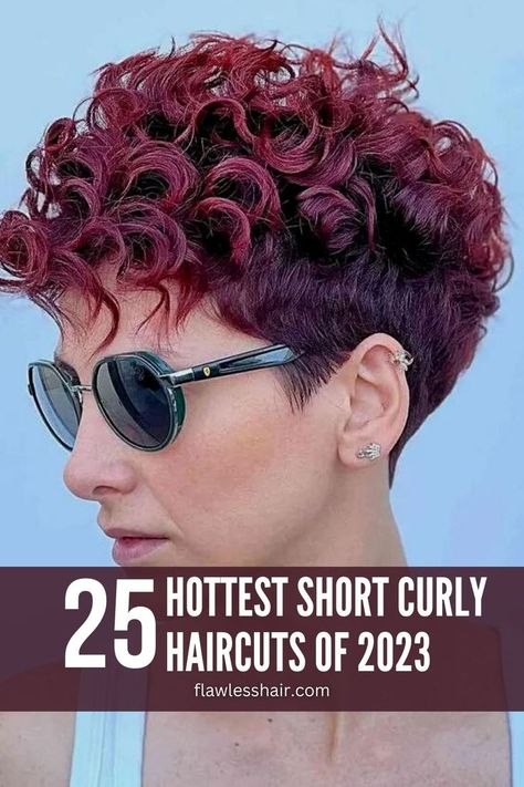 Curly Pixie With Tapered Sides Ideas, Diy, Pixie Cuts, Shaved Pixie Cut, Bob Haircut Curly, Shaved Curly Hair, Undercut Curly Hair, Longer Pixie Haircut, Pixie Cut For Round Faces