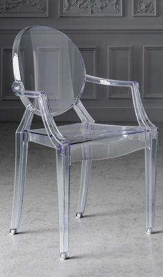 Acrylic Bedroom Chair Dining Chairs, Dining Room, Glass Chair, Ghost Chair Dining Room, Ghost Chairs Dining, Dining Room Chairs, Chair, Bedroom Chair, Home Office Decor