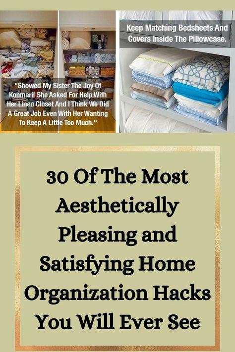 30 Of The Most Aesthetically Pleasing and Satisfying Home Organization Hacks You Will Ever See Garages, Design, Organisation, Rv, Organizing Your Home, Organization Ideas For The Home, Organization Hacks Bedroom, Organisation Ideas For The Home, Organized Basement