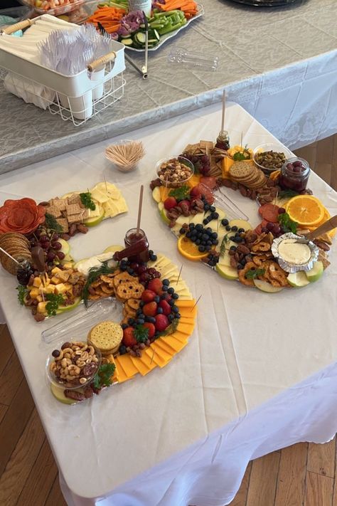 Parties, Party Food Platters, 50th Birthday Table Decorations, 40th Party Ideas, 50th Birthday Party Food, 80th Birthday Party Decorations, 60th Birthday Party Decorations, Anniversary Party Decorations, 50th Birthday Celebration Ideas