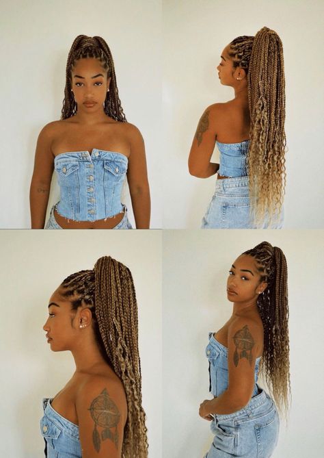 box braids black girl, Protective Styles, Seattle, Plaits, Ideas, Braided Hairstyles, Box Braids, Box Braids Hairstyles For Black Women, Box Braids Styling, Braided Hairstyles For Black Women