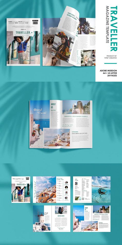 Layout, Web Design, Design, Editorial, Travel Magazine Design, Magazine Template, Magazine Layout Design, Magazine Design, Magazine Design Cover
