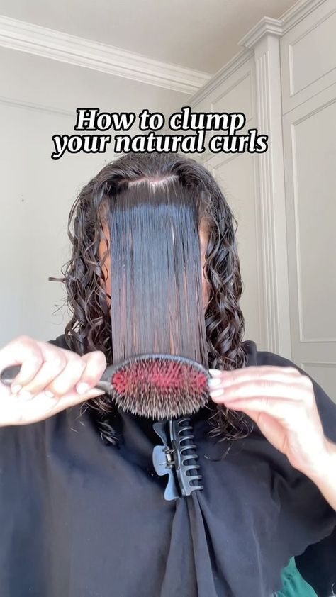 Natural Curly Hair, How To Curl Hair, Dry Curly Hair, Curly Hair Brush, Curl Hair Styles, Naturally Curly Hair, Naturally Curly Hairstyles, Curly Hair Care, Curly Hair Routine