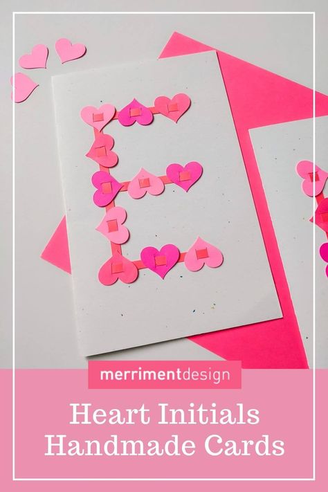 Make personalized heart alphabet letters for a handmade Valentine's Day card or frame for Valentines artwork. This is a simple Valentine's Day craft for kids and makes a fun Galentine party activity. See how to make woven letters from hearts and paper strips to make a personalized Valentine's Day card that looks handmade, not homemade. #handmadevalentine #papercards #handmadecards #valentinesday #valentinesdaycard #valentinescrafts #valentinecraftsforkids #galentineparty #galentine Crafts, Cards, Valentine's Day, Diy, Handmade Valentine, Cards Handmade, Valentines Cards, Personalized Valentines, Personalized Heart