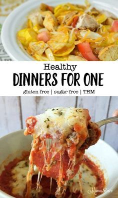 Healthy Dinners, Meal Planning, Healthy Recipes, Healthy Meals For One, Meals For Two, Healthy Dinner For One, Meals For One, Single Serve Meals, Easy Meals For One