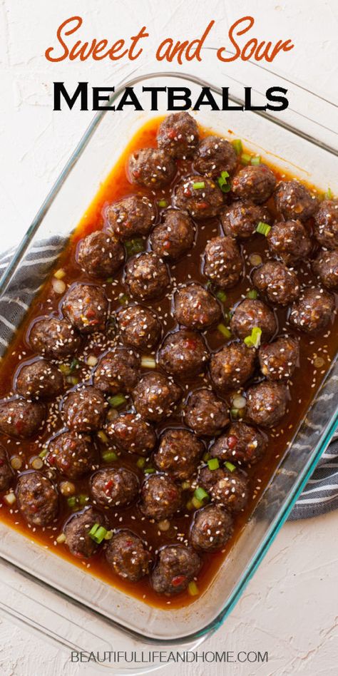 Sweet And Sour Meatballs, Sweet N Sour Meatball Recipe, Sweet N Sour Meatballs, Sweet Meatballs, Main Dish Recipes, Meatball Dinner, Meatball Recipes, Supper Recipes, Meatball Recipes Easy