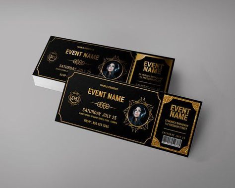 #Design #template #ticket #ticketdesign #designidea #modernticket #tickets #music #concert #livemusic #ticket #live #show #theatre #events #tour #festival #party #travel #theater #entertainment #dance #printing #comedy #event #fun #businesscards #stickers #flyers #posters #labels #logos #banners #vip #hiphop #linkinbio Invitation Design, Design, Invitations, Kenny Chesney, Event Ticket, Event Tickets Design, Ticket Invitation Birthday, Gold Ticket, Prom Tickets