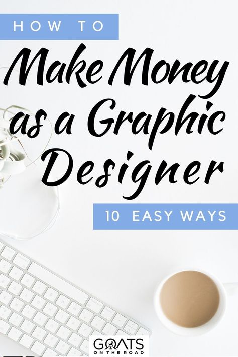 Wondering what are the easy ways to make money as a graphic designer? Discover how to make money as a graphic designer in this guide! This guide will give you tips, tricks, and advice on how to start working from home or anywhere online! There are a handful of ways to use graphic design as a source of passive income here. | #freelancejob #makemoneyonline #onlinejob Ideas, Design, Studio, Online Entrepreneur, Online Graphic Design Jobs, Freelance Graphic Design, Graphic Designer Job, Online Graphic Design, Social Media Graphics