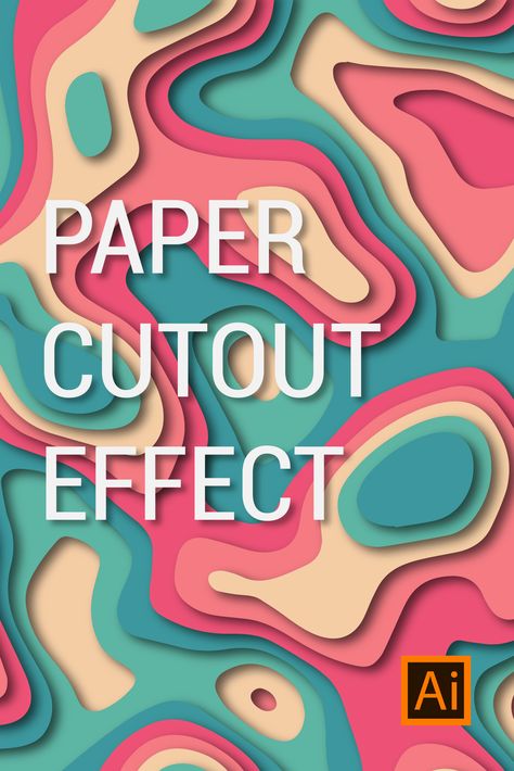 Software, Quilling, Adobe Illustrator, Paper Cutout Effect, Paper Cut Outs, Computer, 2d Design, Paper Cutout, Adobe Illustrator Tutorials