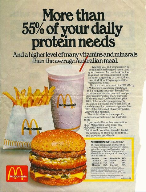 vintage fast food ads | Vintage Fast-Food Ads - Album on Imgur Health, Foods, Health Ads, Fast Food, Food, Food Ads, Gastronomia, Mcdonalds, Adverts