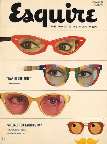 Henry Wolf, Esquire, July 1953 by Gatochy, via Flickr Esquire, Vintage Posters, Roman, Vintage, Vintage Ads, Retro, Esquire Cover, Vintage Magazines, Esquire Magazine