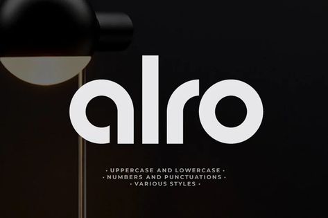 Download this Alro font for free | Freepik