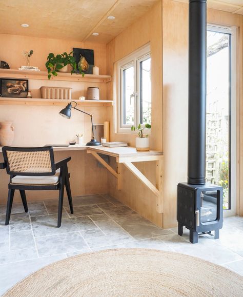 Work From Shed: The garden office has never looked so appealing in this tribute to homeworking | Creative Boom Home, Outdoor, Home Office, Office Sheds Backyard, Shed Office, Shed Office Interior, Office Shed, Home Office Shed, Garden Office Shed