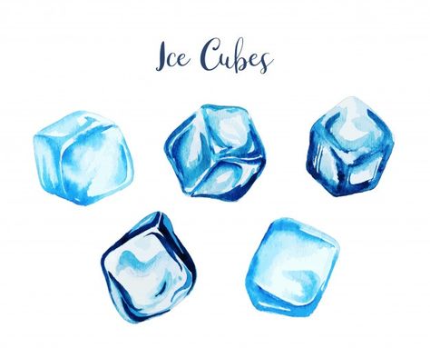 Watercolour Art, Design, Ice Cube Painting, Ice Painting, Ice Cube Drawing, Ice Art, Watercolor, Watercolor Texture, Watercolor Illustration