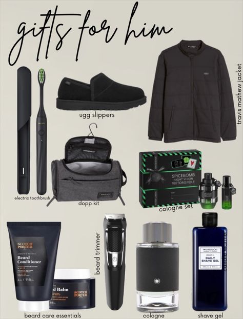 Gift Guide for Men. Shop curated best selling gifts for the men in your life. #mensgiftguide #mensgift #giftsforhim #travismathew #cologneset #ugg Clothing, Diy, Shoes, Fitness, Gentleman, Mens Accessories, Lifestyle, Trendy Boy Outfits, Mens Gift Guide