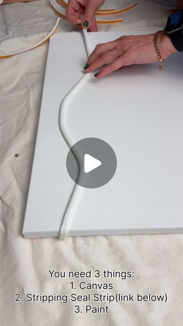 Tania.Art.Reels on Instagram: "Let’s create this Art together! Easy and simple, you guys can do it! Let me know please if you have some questions! 👇 Amazon link for strips: Indoor Weather Stripping Seal Strip for Doors/Windows Backing Seals Large Gap Self Adhesive Foam (64 feet, White) https://a.co/d/gZmmnMc #texturedart #abstractart #art #texturedartideas #plasterartideas #contemporaryart #texture #abstractpainting #modernart #texturedartsupplies #homedecor #texturedartdiy #artwork #abstract #texturedpainting #artist #interiordesign #texturedarttools #texturedartideas #plasterart #plasterartcanvas #plasterartideas #artforsale #plasterartsupplies #mycreativelife #plasterartdiy #plasterarttutorial #texturedarttutorial #plasterarttutorial #wallarttutorial #arttutorialvideo #arttutorials" Diy Artwork, Ideas, Tape Painting, Tape Art, Diy Art Projects Canvas, 3d Canvas Art, Texture Art Projects, Textured Canvas Art, Foam Art
