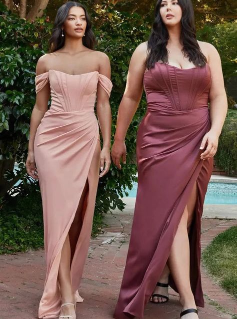 Full body view of the dusty rose bridget Couture, Ball Gowns, Plus Size Prom Dresses, Corset Gown, Evening Dresses Vintage, Evening Dresses Prom, Lace Corset, Formal Dresses Prom, Dress With Corset