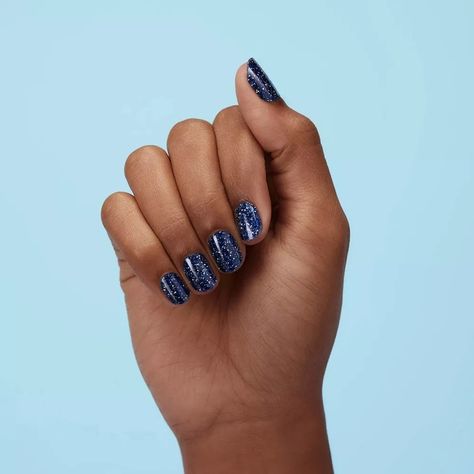 34 Products Your Nails Will Thank You For Art, Ideas, Blue Gel, Blue Glitter, Blue Gel Nails, Dd Nails, Nail Pops, Sparkle, Gel Color