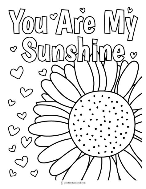 Worksheets, Kawaii, Colouring Pages, Doodles, Sunflower Coloring Pages, Printable Adult Coloring, Printable Adult Coloring Pages, Flower Coloring Pages, Free Printable Coloring Pages
