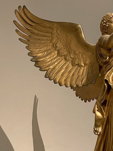 Statue, Art, Portrait, Vintage, Gold Statue, Gilded, Gold Aesthetic, Black And Gold Aesthetic, Angel Statues